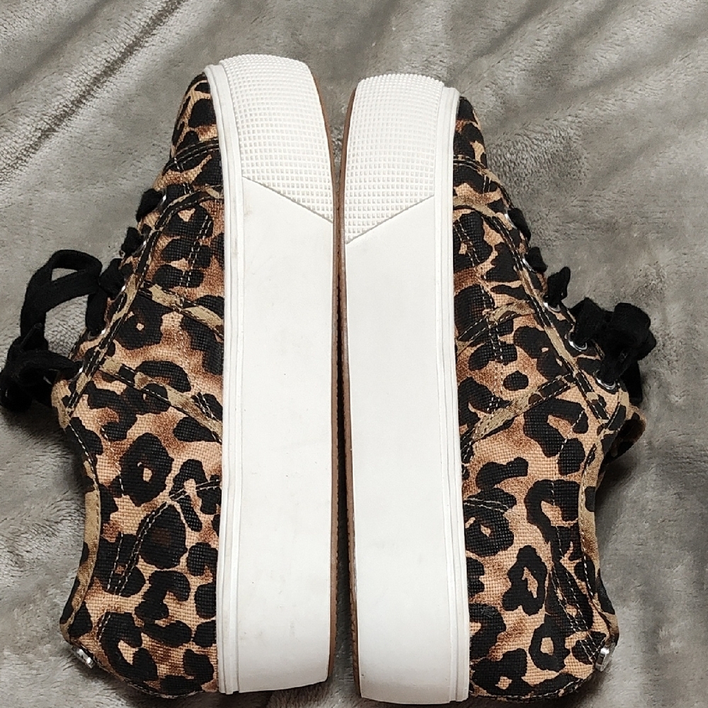 Steve Madden Emmi Leopard Print Platform Sneakers… - image 5